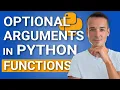 How to declare OPTIONAL function arguments in Python