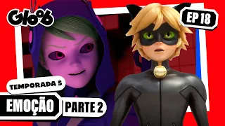 EMOÇÃO EPISÓDIO COMPLETO PARTE 2 | MIRACULOUS LADYBUG 5ª TEMPORADA | Mundo Gloob