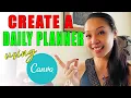 Create a Printable Daily Planner Using Canva
