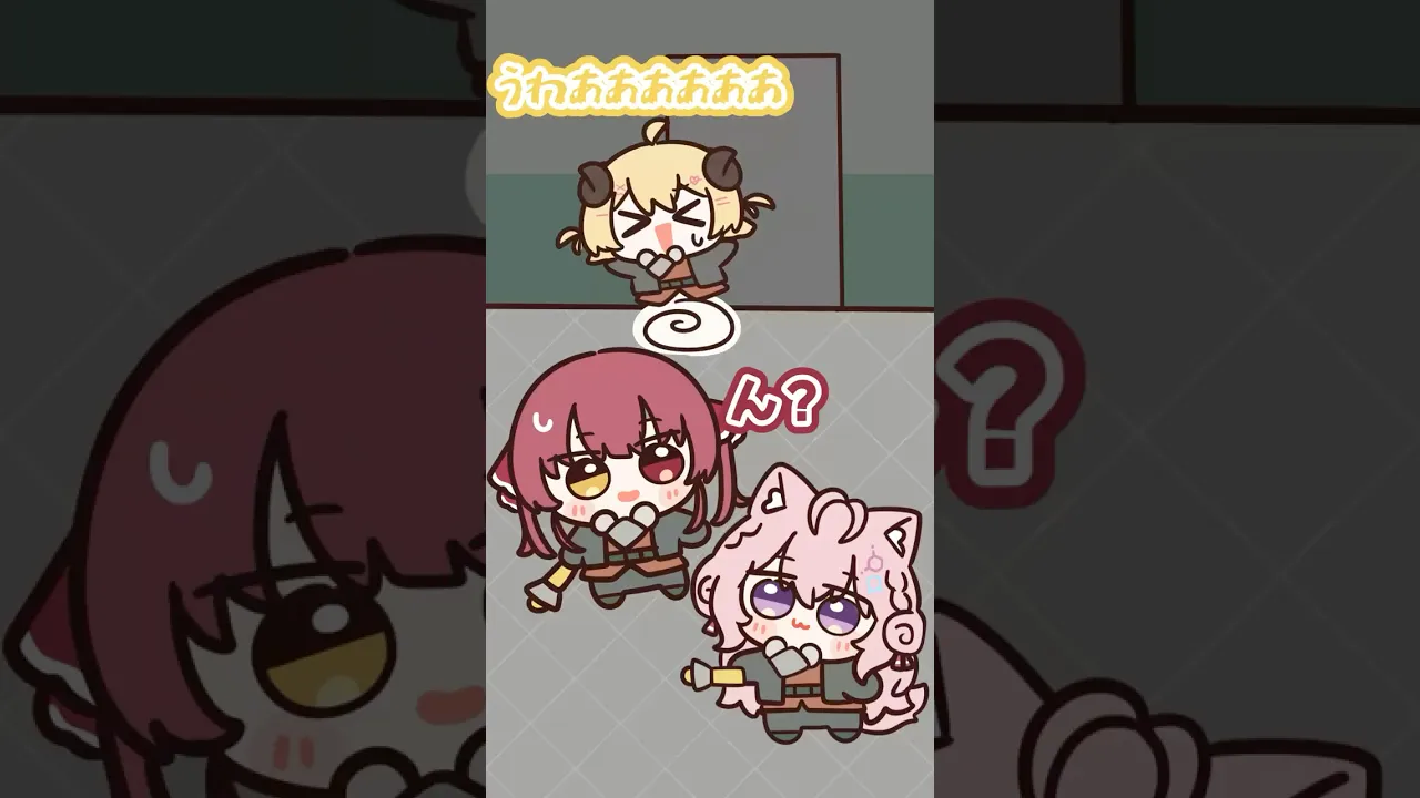 【手描き切り抜き】バケモノ連れてきちゃったわため #shorts #vtuber