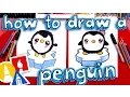 How To Draw A Cartoon Penguin