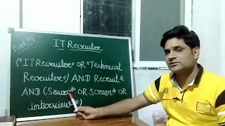 Part 01 IT Recruiter Boolean Search String How to create an IT Recruiter Boolean Search String