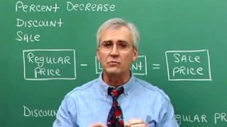Learn Basic College Maths - 6 2 Percent Increase and Percent Decrease