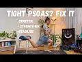 Lagu Tight Psoas? Stretching Isn't Enough! How to Stretch, Strengthen \u0026 Stabilize Your Hips