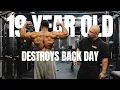 Download Lagu 19-jarige natuurlijke bodybuilder VERNIETIGT Back Day