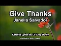 Lagu Give Thanks | Janella Salvador | Guided Lyrics by CS Ling Studio