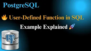 User defined function in PostgreSQL SQL 14 SQL Query Example Vaseem Analyst