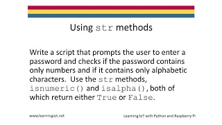 The if statement in Python Learning IoT with Python and Raspberry Pi