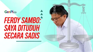 Pembelaan Ferdy Sambo: Saya Dianggap Penjahat Terbesar Sepanjang Sejarah