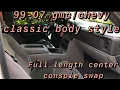 1999-2007 full length center console swap