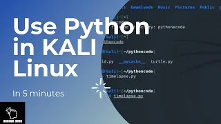 How to use Python in KALI Linux 2021 1 Scripting in 5 mins