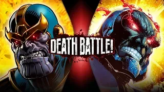 Thanos VS Darkseid Marvel VS DC DEATH BATTLE