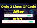 How to Replace Text In wordpress website Using Javascript