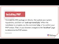 Step-by-step installation of SSH Server and Web Services Apache MySQL PHP using Ubuntu Server