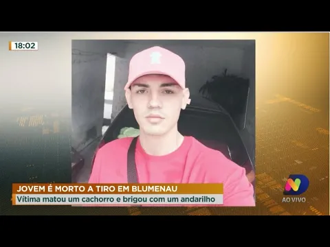 Jovem é morto a tiro em Blumenau: vítima matou um cachorro e brigou com andarilho