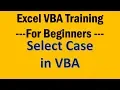 Excel VBA Tutorial 11-Select Case in Excel VBASelect Case example