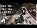 Universal Weapon Attachment Skin Combos RAINBOW SIX SIEGE