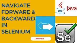 Navigate forward and backward in Selenium Java