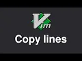 Beginner VIM Editor tutorial - How to Copy Lines with VIM