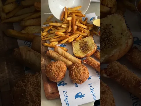 Crispy cheesy platter
