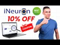 iNeuron ai Discount Coupon Code - Get Maximum 10 OFF on iNeuron Courses using iNeuron Coupon Code