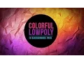 Bright and Colorful Lowpoly Background Pack After Effects Template