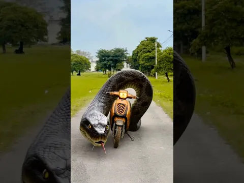 स्कूटी Se बना सांप 🐍 🤯 || #shorts #trending #saanp