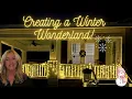 Porch Christmas Decor Day 1 DIY Winter Wonderland with Ollny Icicle Lights
