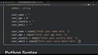 10PM PKT Python for Absolute Beginners Week 1 Day 5