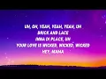 Brick & Lace - Love Is Wicked (Lyrics)