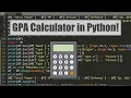 How to make a GPA Calulator in Python Data Types Strings 2022