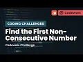 Swift Coding Challenges Codewars - Find the first non-consecutive number ENGLISH