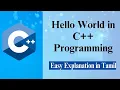 Hello World-C Programming Tamil ProfAntonyVijay