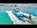 Download Lagu Wakesurfing in Miami and Surfing Behind a Yacht!