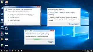 How To Fix All Windows Shell Common DLL Has Stopped Working In Windows PC 