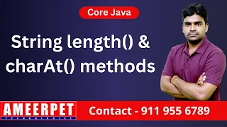 Basic Programs in Java Strings Ameerpet Technologies By Srinivas