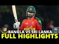 Download Lagu Bangladesh vs Sri Lanka Full Highlights 2nd T20 2025 | BAN VS SL
