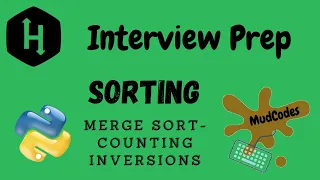 Merge Sort - Counting Inversions Hackerrank Solution Python Interview Preparation Kit