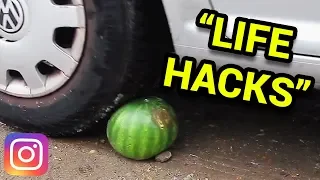 AWFUL INSTAGRAM LIFE HACKS