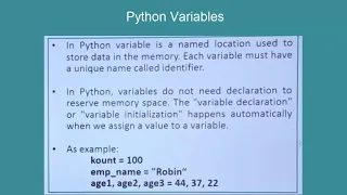 Tutorial 2 Python Variables And Constants