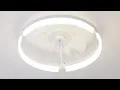 Lediary Ceiling Fan with lights and remote 19 7 Amazon