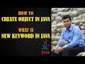 How to Creating Object in Java Creating Object in Java in Hindi What is new Keywords in Java