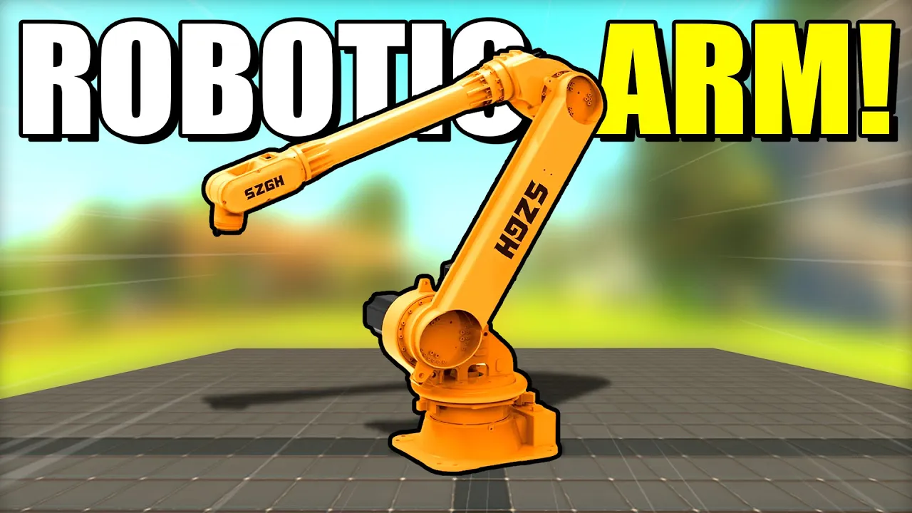 Robotics Engineer Builds a Proper Robot Arm in Scrap Mechanic!