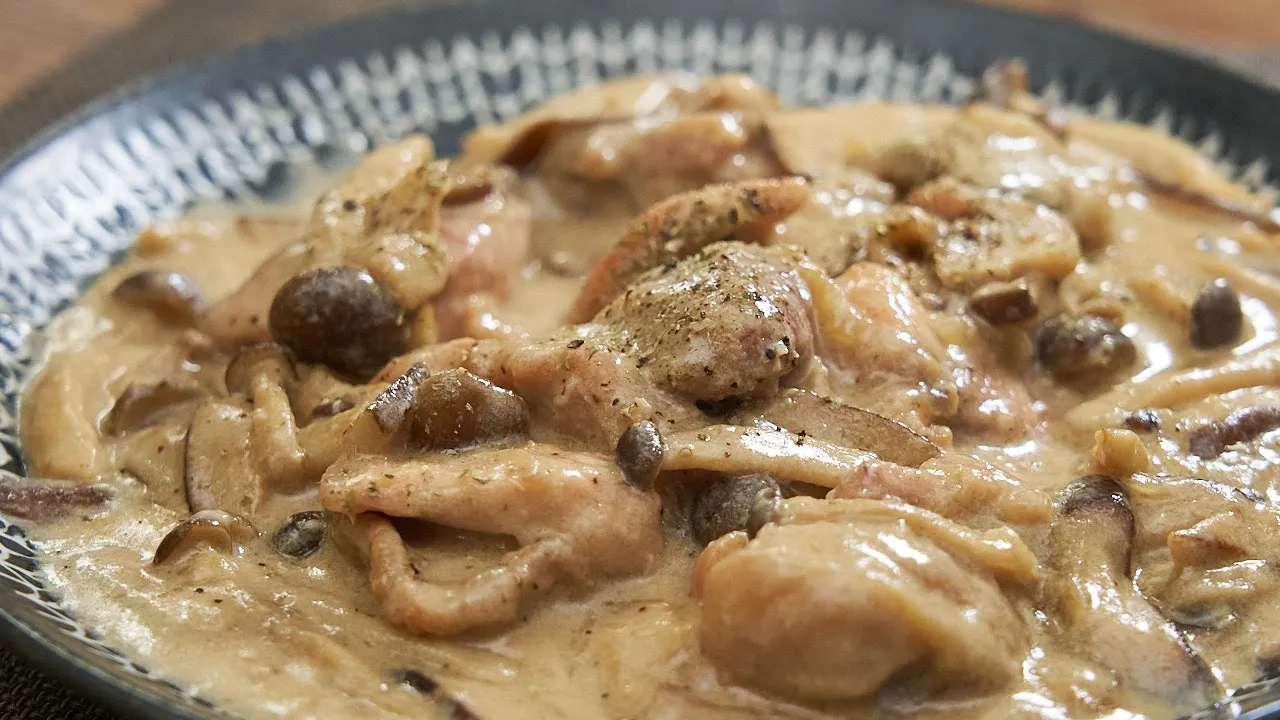 鶏肉の和風クリーム煮