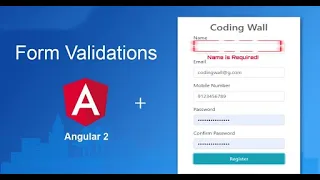 Angular form validation - Template Driven Forms with Error Message