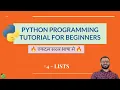 Python for Beginners in Hindi - Lists