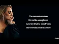 Download Lagu Adele - Sweetest Devotion (lyrics)
