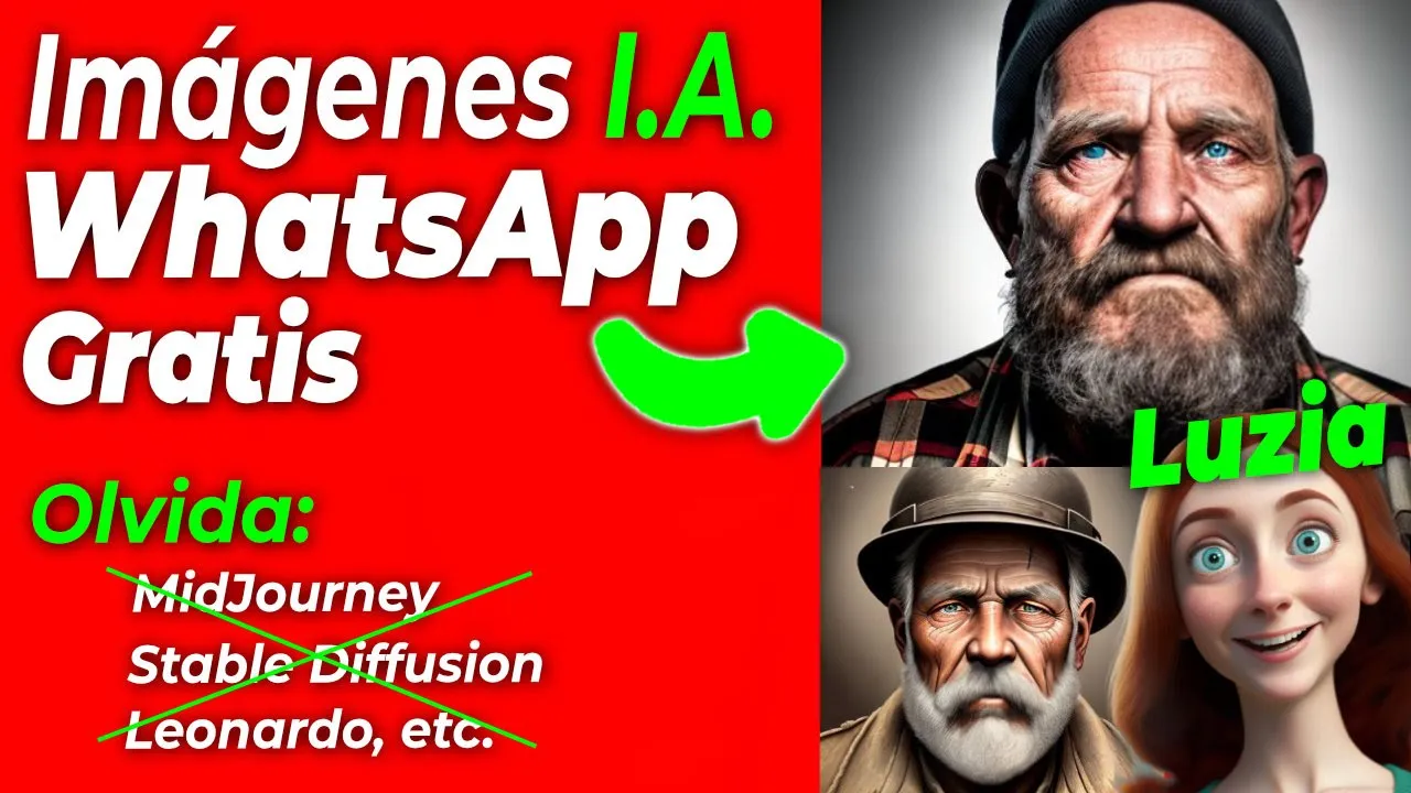 ¡¡Nuevo!!????Crea Imágenes en WhatsApp con INTELIGENCIA ARTIFICIAL - Soy Luzia