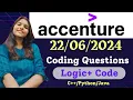Accenture Coding Questions 3 Coding Questions in Asked in Accenture