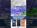 Hour-by-hour look at snow in Virginia on Friday